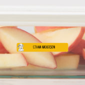 Aangepaste Schattigee bosdieren met kinder naam Labels (Aangebracht)