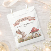 Aangepaste Schattigee Bunny Baby shower Bedankt Fa Bedankzakje (Geknipt)