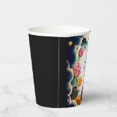 Aangepaste Schattigee Candyland Verjaardag Papieren Bekers (Rechts)