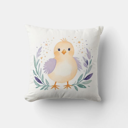 Aangepaste Schattigee Chick Pillow Boho Floral Des Kussen (Voorkant)