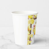 Aangepaste Schattigee citroen Verjaardag Papieren Bekers (Rechts)