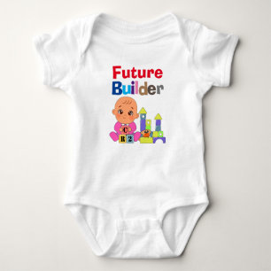 Aangepaste Schattigee Funny Baby Future Builder Romper