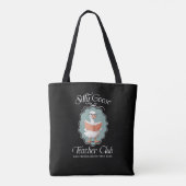 Aangepaste Schattigee Gekke Gans Teacher Club Tote Bag (Achterkant)