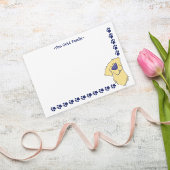 Aangepaste Schattigee Golden Retriever Bedankt Opm