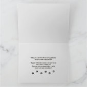 Aangepaste Schattigee Grijs Kat Foto Spint-fect Ve Kaart (Binnen)