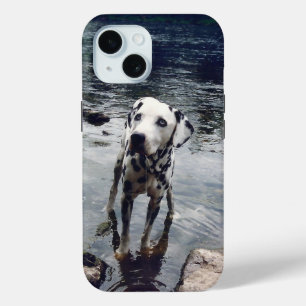 Aangepaste Schattigee huisdier vriend foto uploade iPhone 15 Case