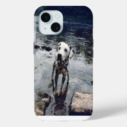 Aangepaste Schattigee huisdier vriend foto uploade iPhone 15 Case