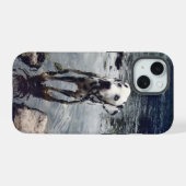 Aangepaste Schattigee huisdier vriend foto uploade iPhone 15 Case (Achterkant horizontaal)