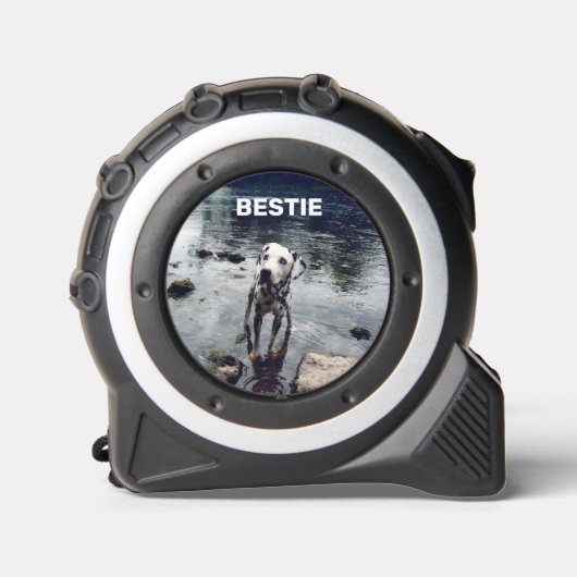 Aangepaste Schattigee huisdier vriend foto uploade Rolmaat (Voorkant)