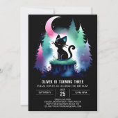 Aangepaste Schattigee kattenverjaardag Kaart (Voorkant)