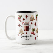 Aangepaste Schattigee Kerst Mok voor Familie & Col (Links)