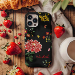 Aangepaste  Schattigee Kleur Bloemen Tuin Hand Tek iPhone 16 Pro Hoesje