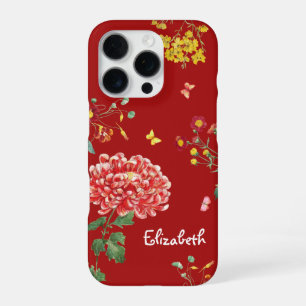 Aangepaste Schattigee Kleur Bloemen Tuin Hand Tek iPhone 16 Pro Hoesje