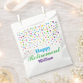 Aangepaste Schattigee Kleurrijke confetti Happy Re Bedankzakje (Geknipt)