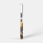 Aangepaste Schattigee Knuffelen Wasberen Paar Lief Samsung Galaxy Hoesje (Rechterkant)