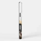 Aangepaste Schattigee Knuffelvossen Vossenpaar Lie iPhone Hoesje (Rechterkant)