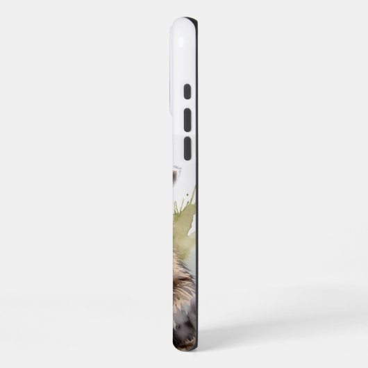 Aangepaste Schattigee Knuffelvossen Vossenpaar Lie iPhone Hoesje (Linkerkant)