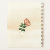 Aangepaste Schattigee kraft papier achtergrond Rom Planner (Achterkant)