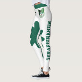 Aangepaste Schattigee Naam Pet Cat Mom Sport Chic Leggings (Links)