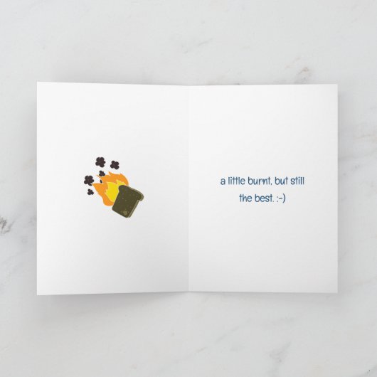 Aangepaste Schattigee paar liefde grap Grappige Va Kaart (Binnen)