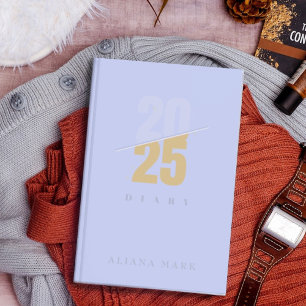 Aangepaste Schattigee Paarse Minimal 2025 Kalender Planner