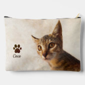 Aangepaste Schattigee Pet Kitten Kat Fotosjabloon Etui (Achterkant)