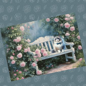 Aangepaste Schattigee Ragdoll Cat Garden Bench Ver Kaart