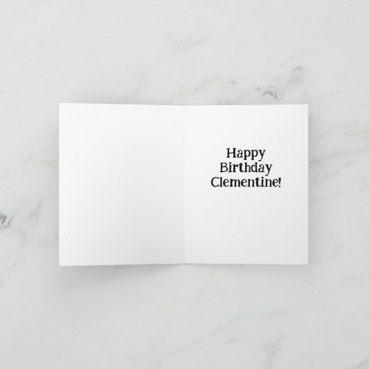 Aangepaste Schattigee Ragdoll Cat Summer Garden Ve Kaart (Binnen)