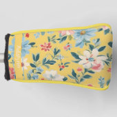 Aangepaste Schattigee Retro Flower Gifts voor Dame Golfheadcover (Voorkant)
