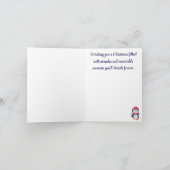 Aangepaste, Schattigee Sneeuw Wereldbol Pinguïn Ke Kaart (Binnen)