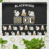 Aangepaste Schattigee Spooky Ghosts Theedoek (Gevouwen)