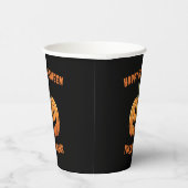 Aangepaste Schattigee Spooky Pumpkin Happy Hallowe Papieren Bekers (Rechts)