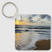 Aangepaste Schattigee Twee Foto Dubbelzijdig Geper Sleutelhanger (Voorkant)