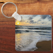 Aangepaste Schattigee Twee Foto Dubbelzijdig Geper Sleutelhanger (Voorkant)