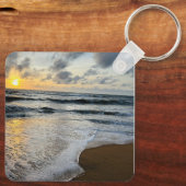 Aangepaste Schattigee Twee Foto Dubbelzijdig Geper Sleutelhanger (Achterkant)