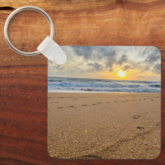 Aangepaste Schattigee Twee Foto Dubbelzijdig Geper Sleutelhanger (Voorkant)