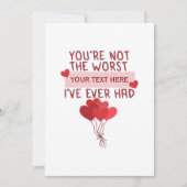 Aangepaste Schattigee Valentijnsdag Kaart (Voorkant)