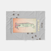 Aangepaste Schattigee Zachte Grijze Perzik Meerkat Fleece Deken (Voorkant (Horizontaal))