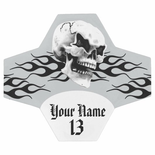 Aangepaste schedel en vlam voetbal (Enkel)