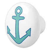 Aangepaste scheepsanker deur- en la trekknop keramische knop (Rechts)