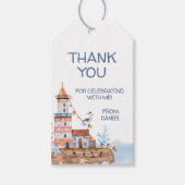 Aangepaste scheepslantaarn cadeaulabel (Voorkant)