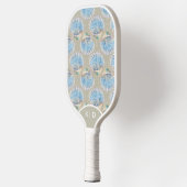 Aangepaste schelpen Beige Pickleball Paddle (Links)