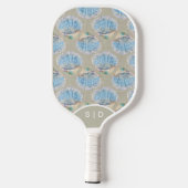 Aangepaste schelpen Beige Pickleball Paddle (Achterkant)