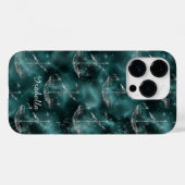 Aangepaste schepen op oceaan Glans blauw maritiem Case-Mate iPhone Case (Achterkant (horizontaal))