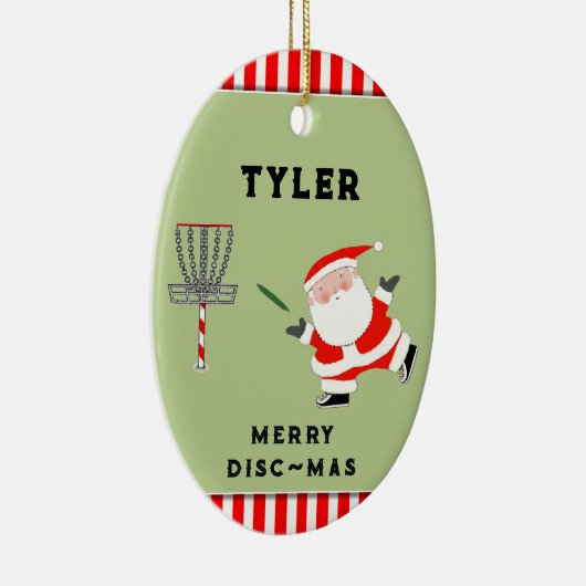 Aangepaste schijf Golf Collectible Keramisch Ornament (Rechts)