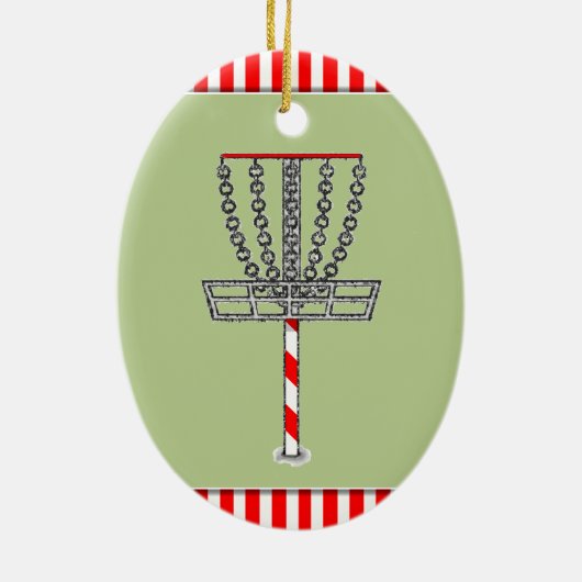 Aangepaste schijf Golf Collectible Keramisch Ornament (Achterkant)