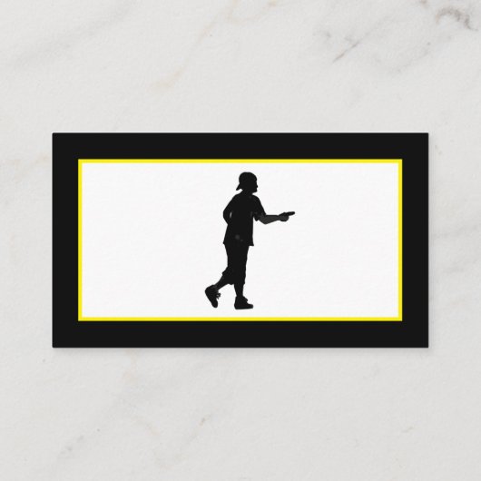 Aangepaste schijf Golf Shop Business Visitekaartje (Achterkant)