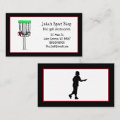 Aangepaste schijf Golf Shop Business Visitekaartje (Voorkant / Achterkant)
