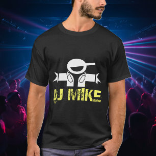 Aangepaste schijf, jockey / Deejay / DJ t-shirt