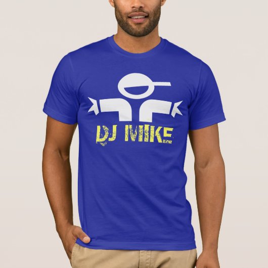Aangepaste schijf, jockey / Deejay / DJ t-shirt (Voorkant)